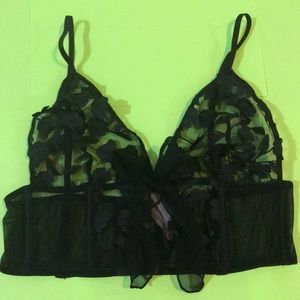 VS Flowery Sheer Bra